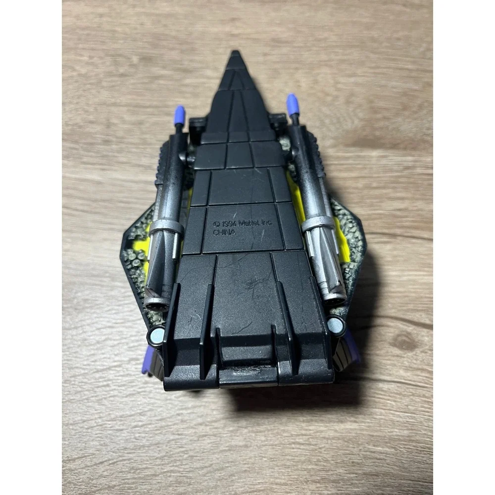 1994 Mattel Micro Machines Star Force Black Jet Fighter Vehicle‎ Toy